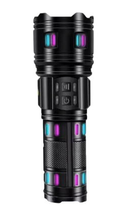 Lanterna puternica de mana ZSH AK178 cu filtre colorate